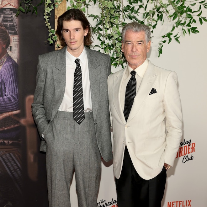 Pierce Brosnan and Son Dylan Brosnan Make Rare Joint Appearance